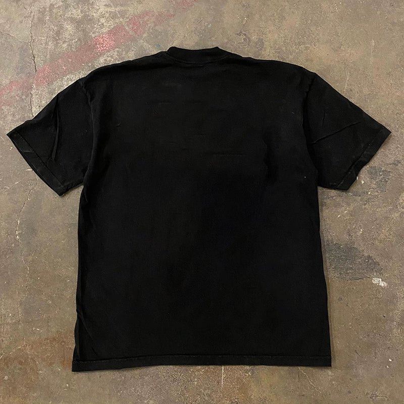 Urban Aesthetic Hong Kong Style Couples Graphic Tee
