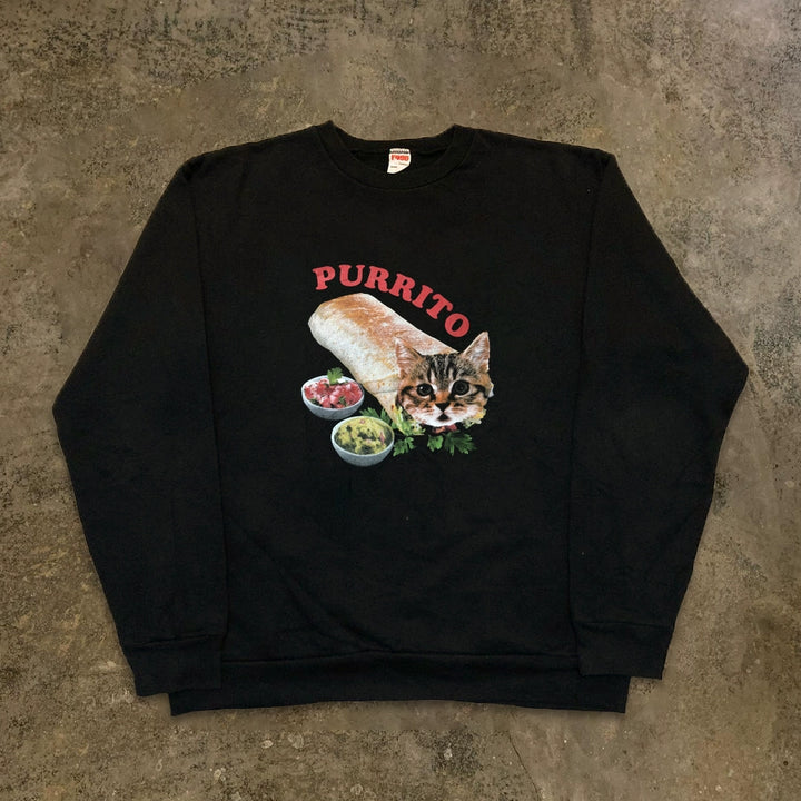Vintage Cartoon-Inspired Graphic Sweatshirt
