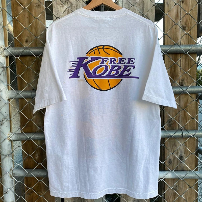 Kobe Bryant Vintage Style Cotton Graphic Tee