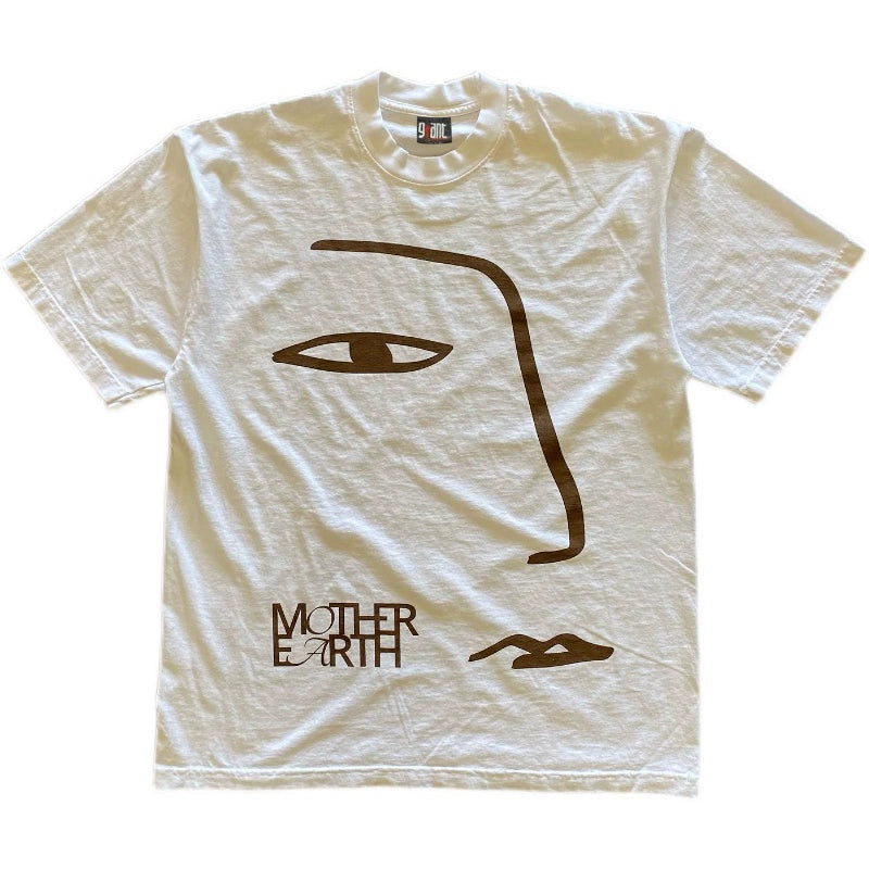 Retro American Half Face Graphic Tee