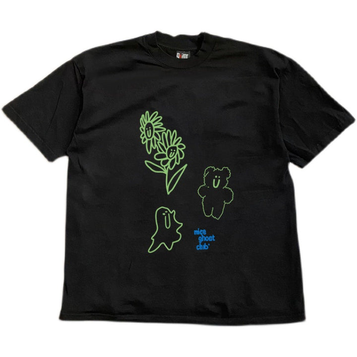 Floral Bear Cheese Harmony T-shirt