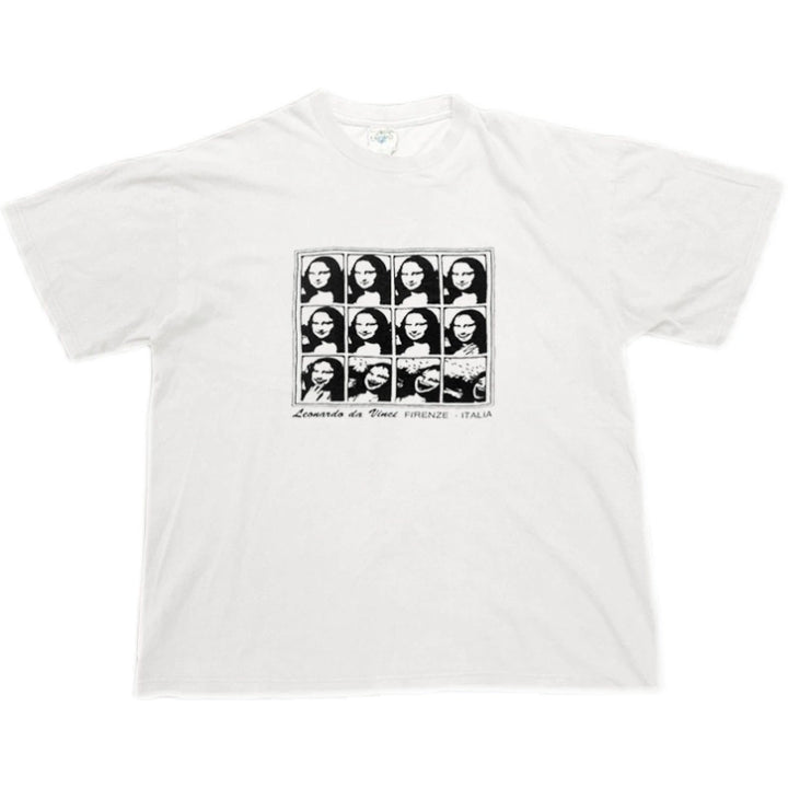 Mona Lisa Laughs Graphic T-Shirt