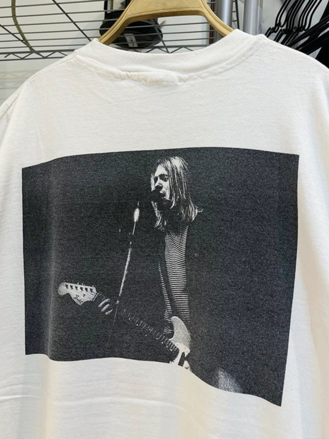 Nirvana-Inspired Vintage Cotton Graphic T-Shirt