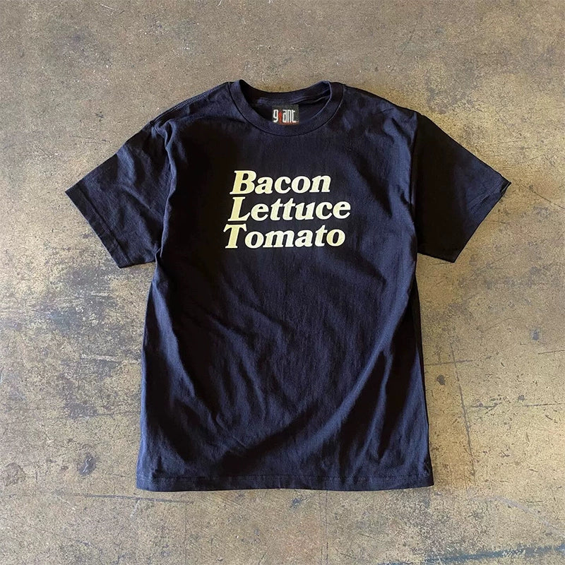 Bacon Lettuce Tomato Graphic Short Sleeve Tee