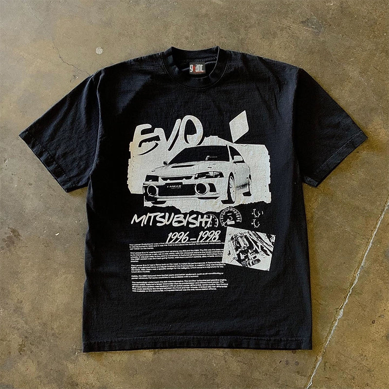 Blockbuster Classic Sports Car & Hip Hop Fusion T-Shirt