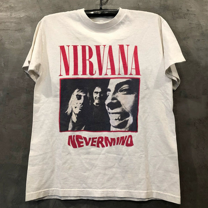 Vintage Nirvana Rock Graphic T-Shirt