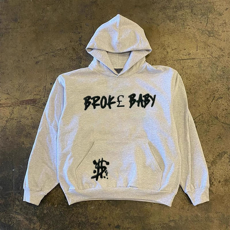 Artistic Streetwear Hooded Sweatshirt