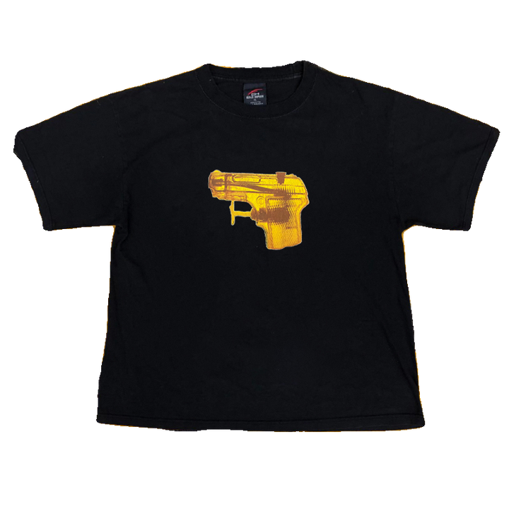 Vintage Handgun Graphic Cotton T-Shirt