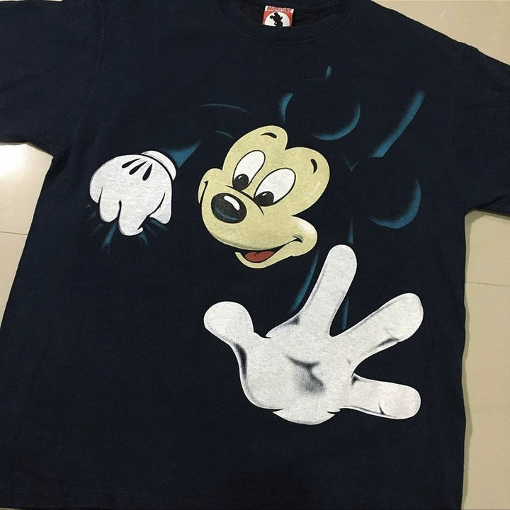 Vintage Cartoon Print Graphic Tee