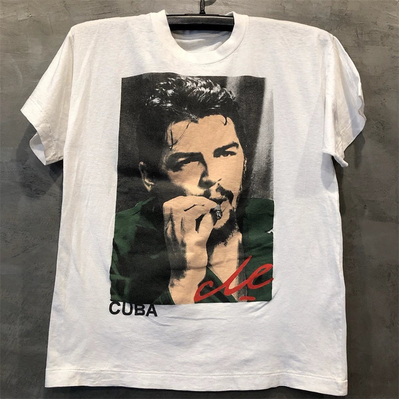 Vintage Che Guevara Textured Portrait Tee