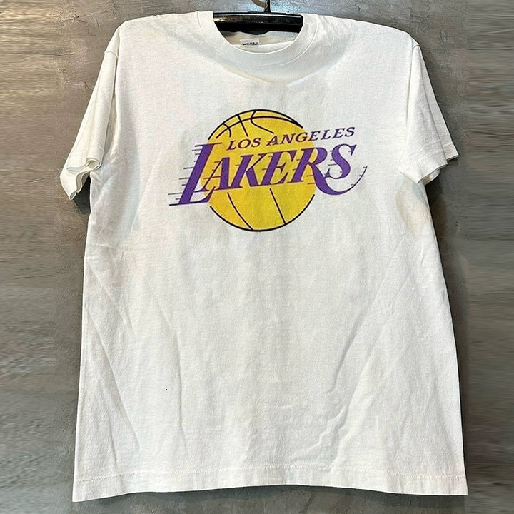 Vintage-Inspired Basketball Graphic Tee