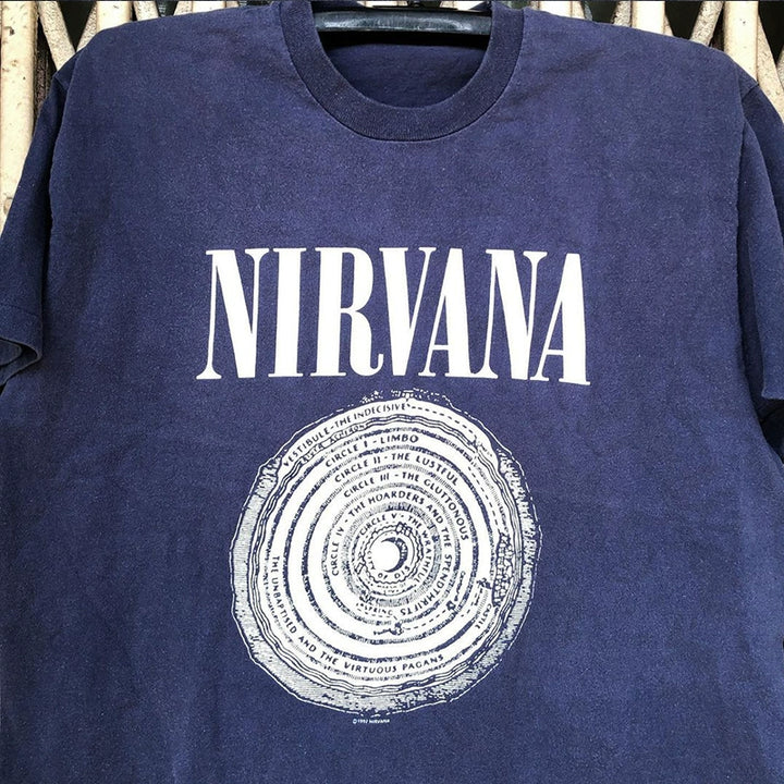 Nirvana Vintage Retro Short-Sleeved T-Shirt