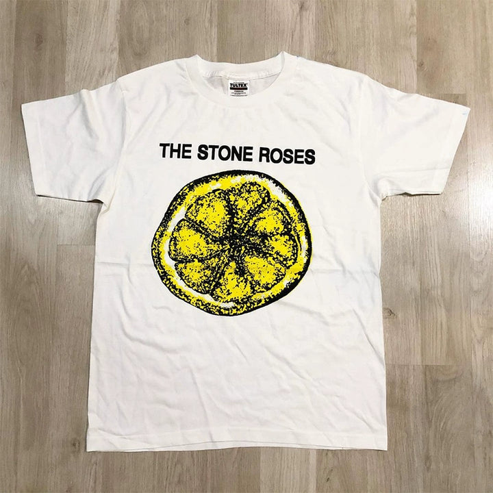 Stone Roses Vibes Graphic Short Sleeve T-Shirt