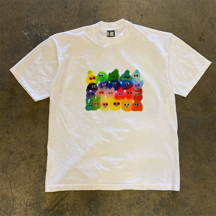 Heavyweight Rainbow Chic Short Sleeve T-Shirt