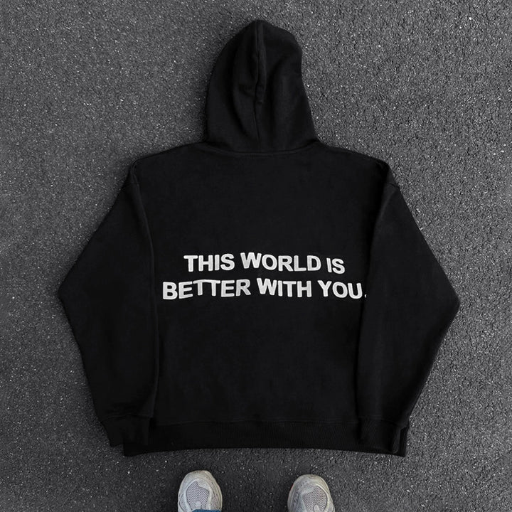 Graphic Hooded Sweatshirt