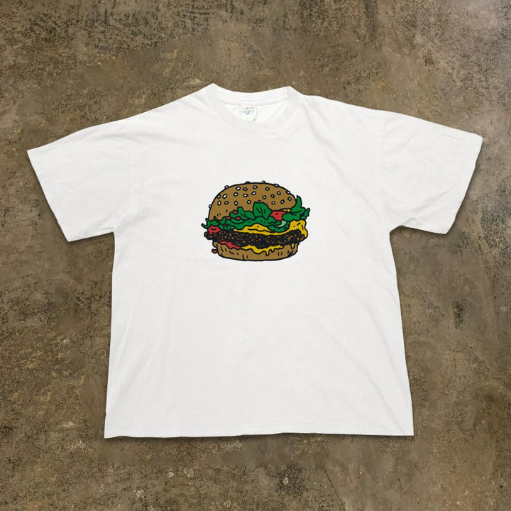 Creative Hamburger Illustration T-Shirt