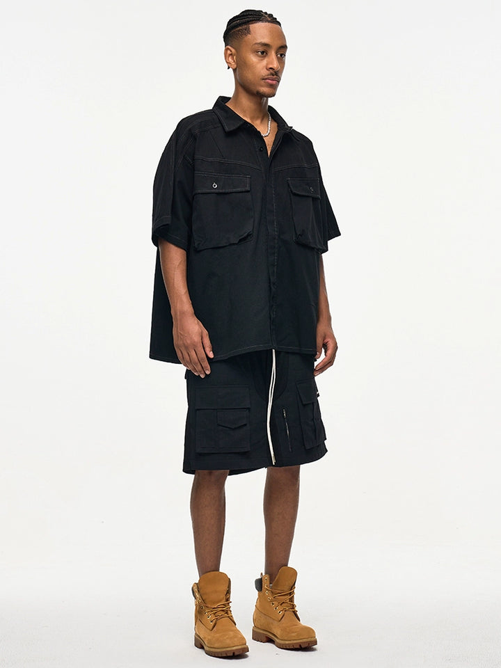 LEENJI Urban Heavy Pocket Shirt