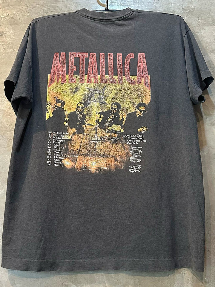 Metallica Vintage Rock Graphic T-Shirt