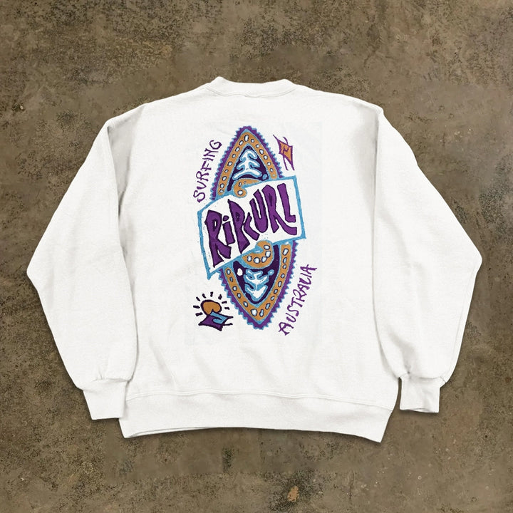 Hand-Painted Vintage Graffiti Graphic Tee