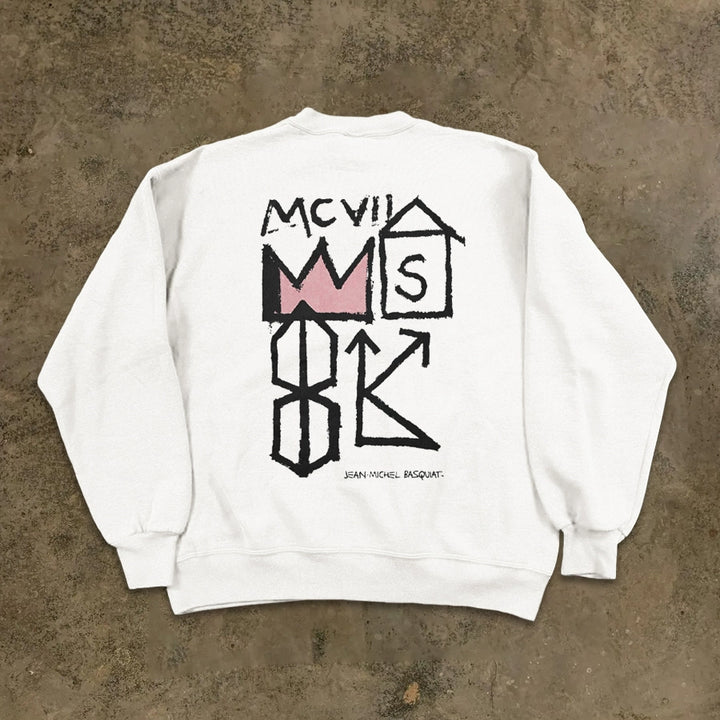 Basquiat-Inspired Graffiti Artwork