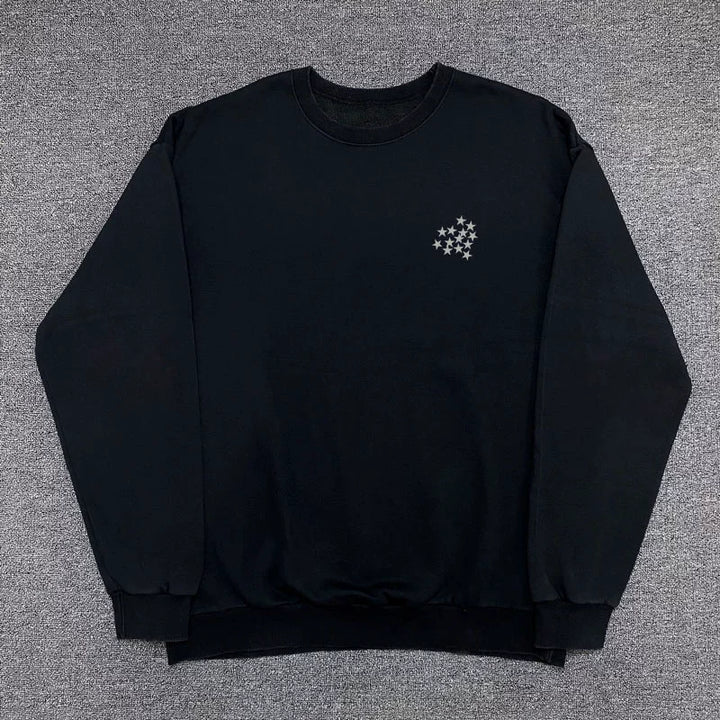 Urban-Inspired Minimalist Crew Neck Sweatshirt