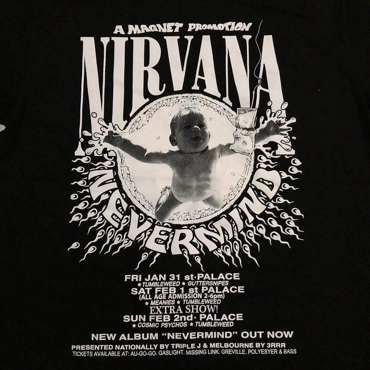 Nirvana Nevermind Vintage Retro Short-Sleeved T-Shirt