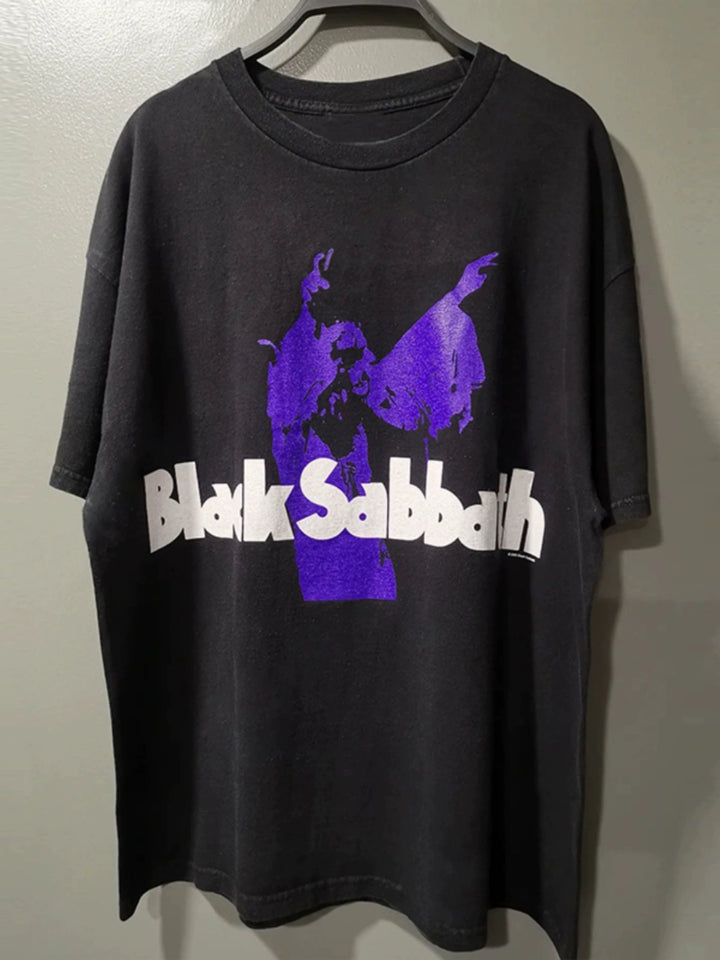 BLACK Sabbath Heavy Metal Graphic Tee