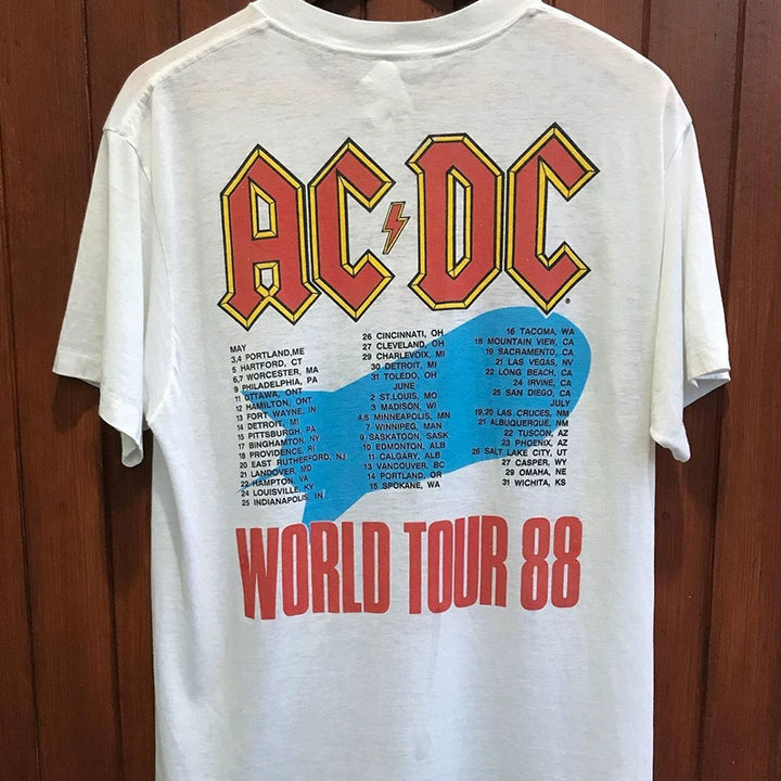 Vintage ACDC Punk Band Graphic T-Shirt