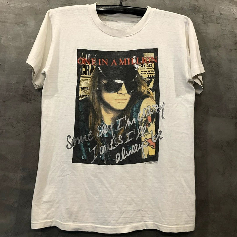 Guns N' Roses Vintage Rock Portrait T-Shirt