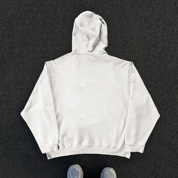 Minimalist Logo Print Hoodie