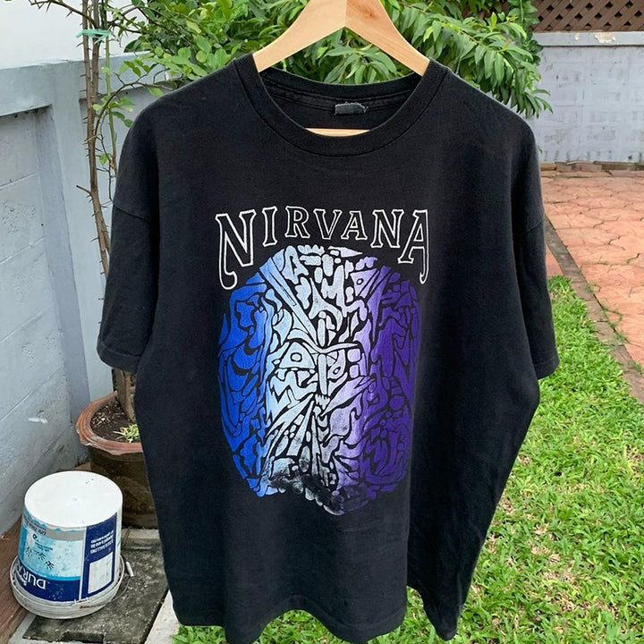 Nirvana Vintage Rock Band Short-Sleeved T-Shirt