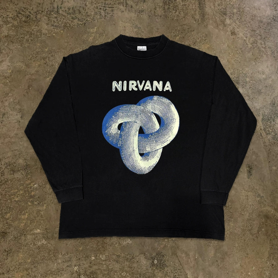 Nirvana Vintage Hip-Hop Long Sleeve T-Shirt