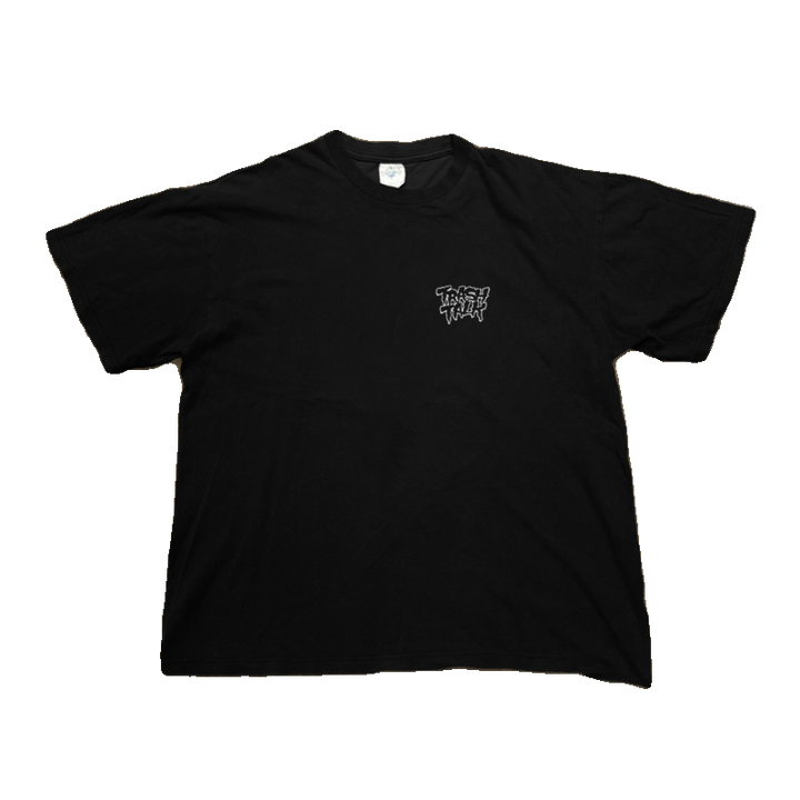 Minimalist Cotton Logo Tee - Classic Black & White