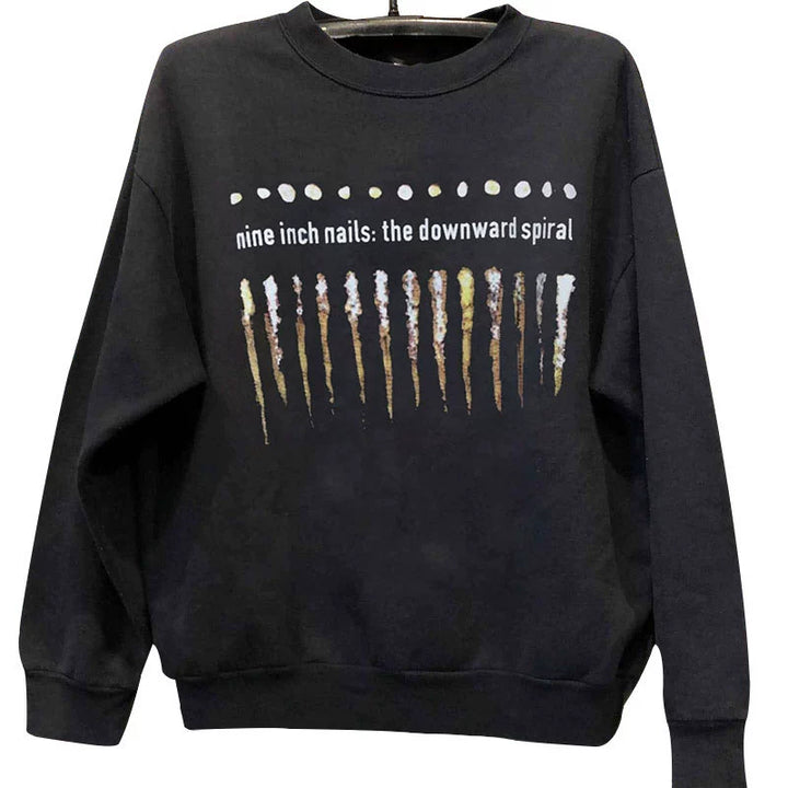 Vintage Street Rock Hip Hop Long Sleeve Sweatshirt