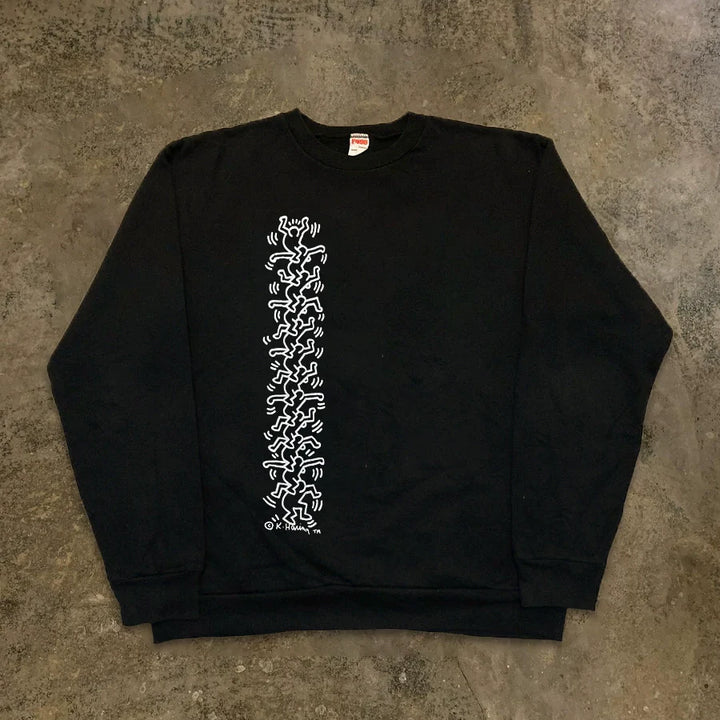 Keith Haring Inspired Graphic Sweatshirt