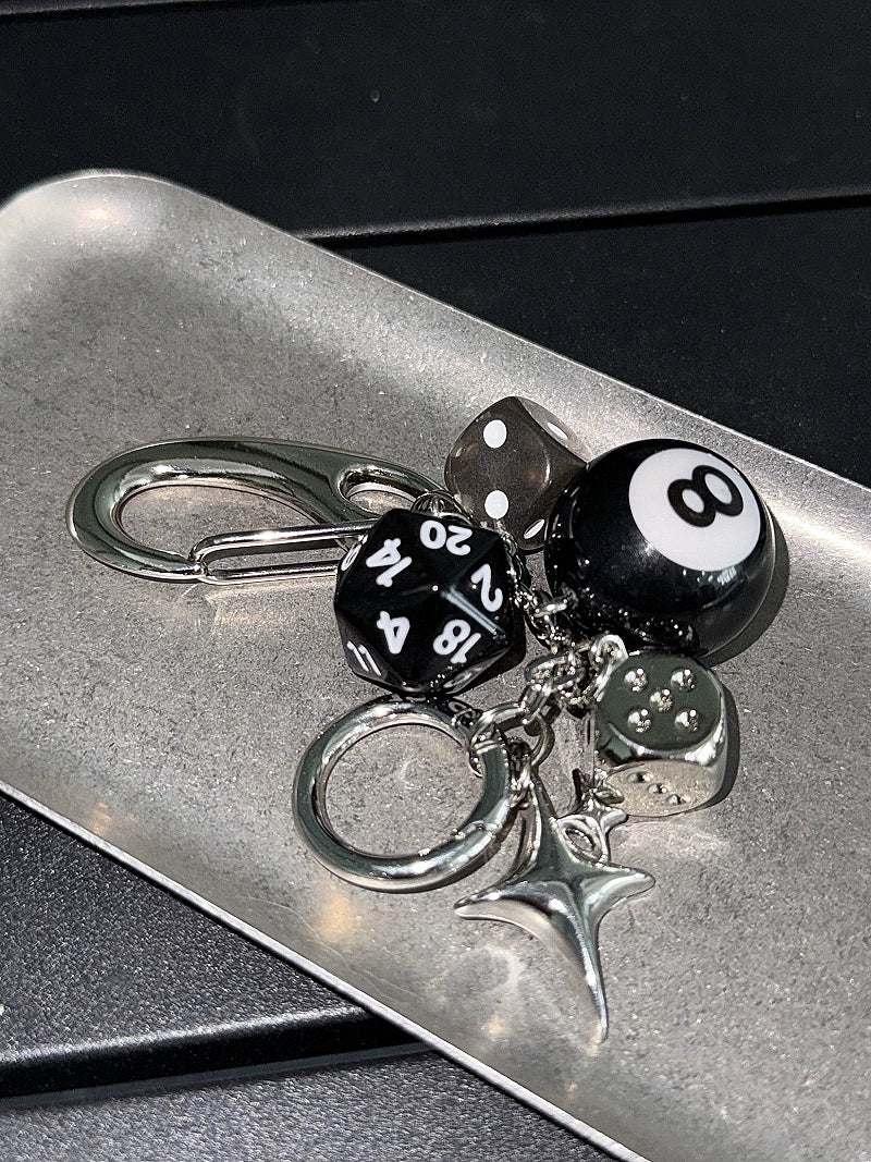 Lucky Element Pendant Key Charm