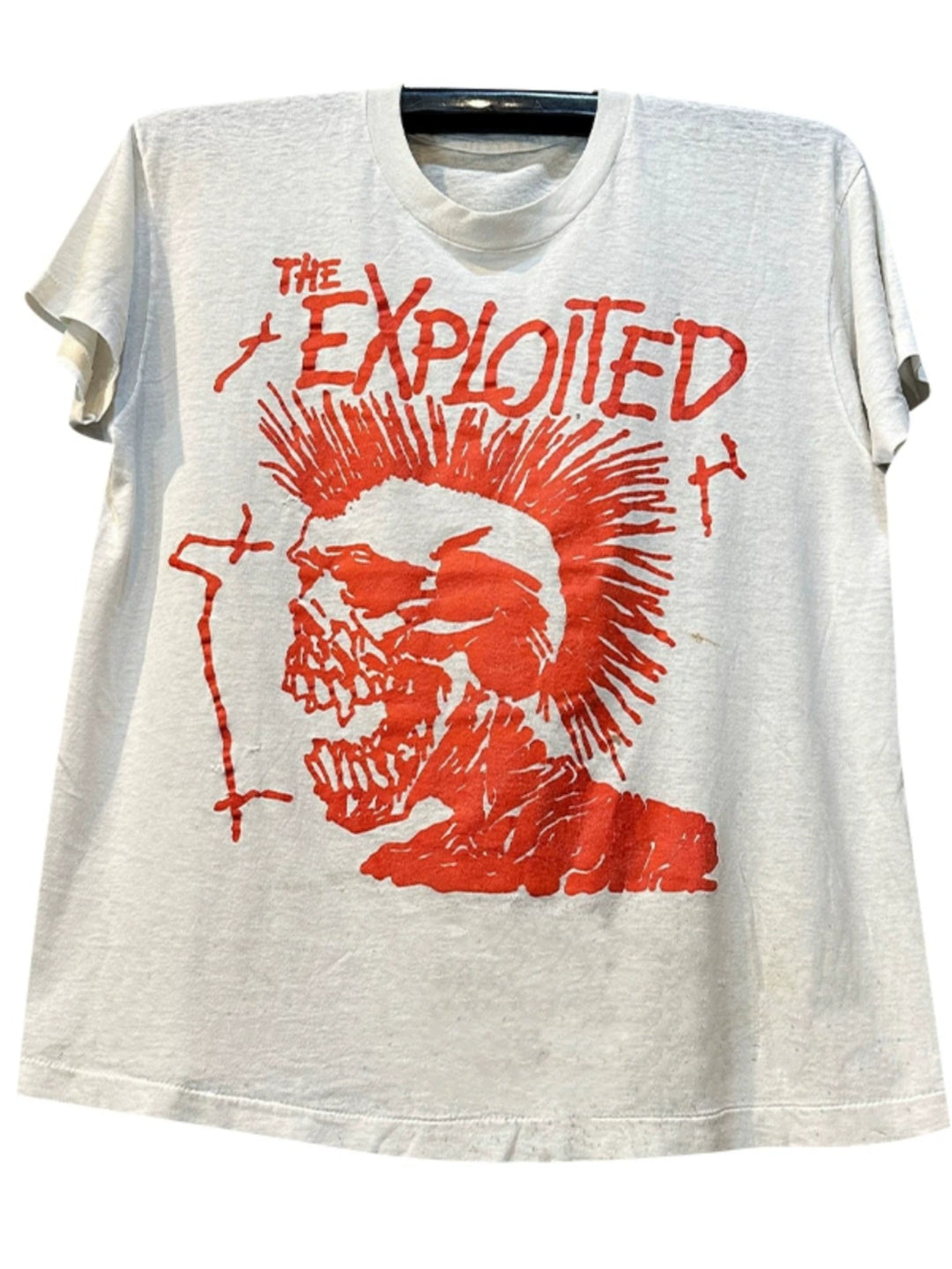 Exploited Hardcore Punk Slouchy Heavy Cotton T-Shirt