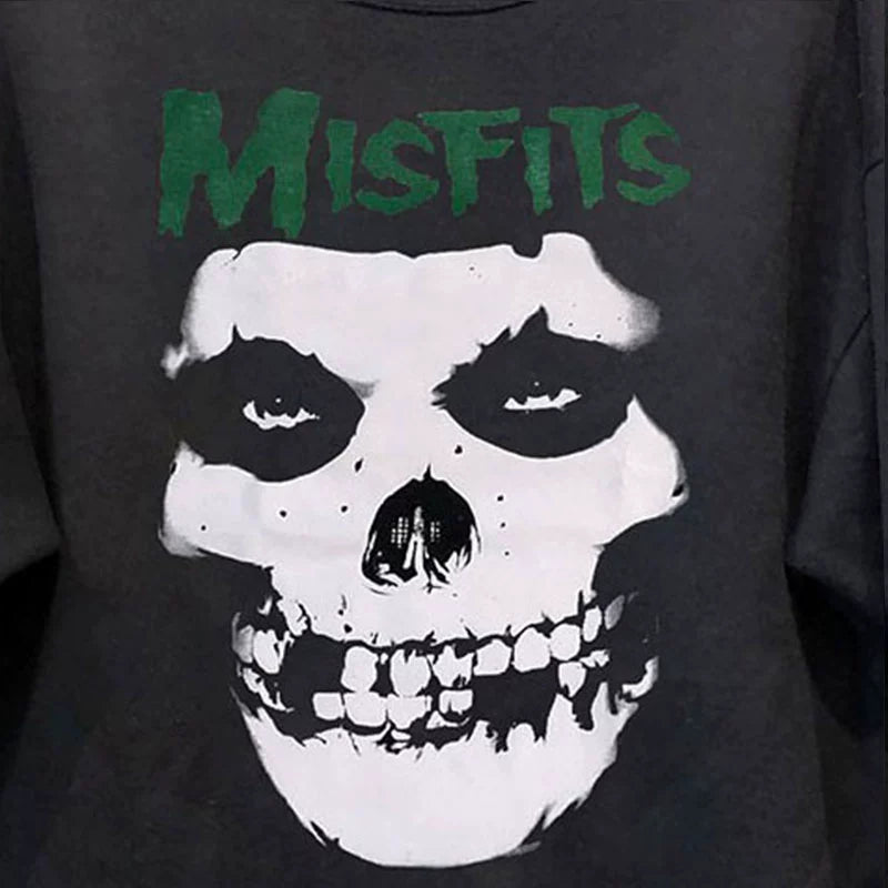 Vintage Misfits Rock Band Long Sleeve Sweatshirt