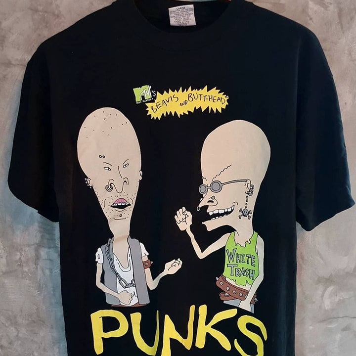 Beavis and Butt-head Graphic Tee Design