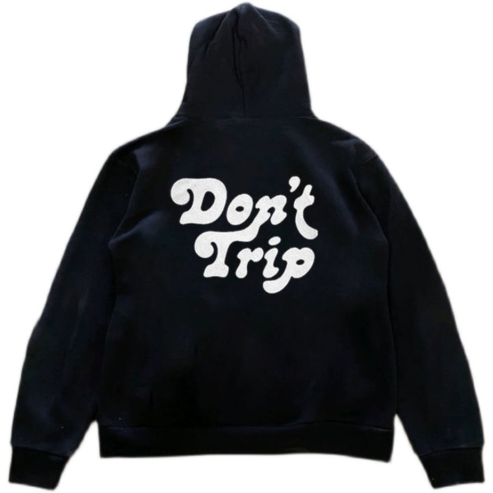 Letter Print Couple Hoodie