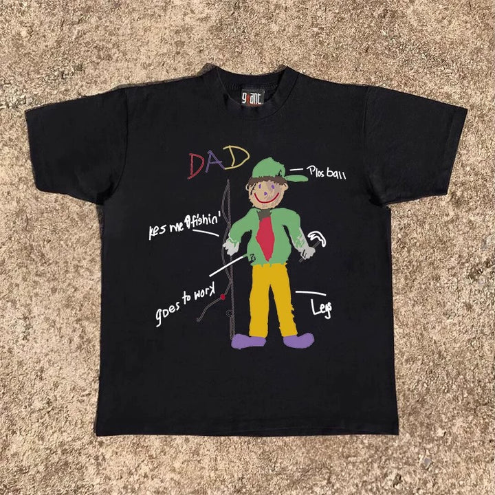 Best Dad Drawing Shirt