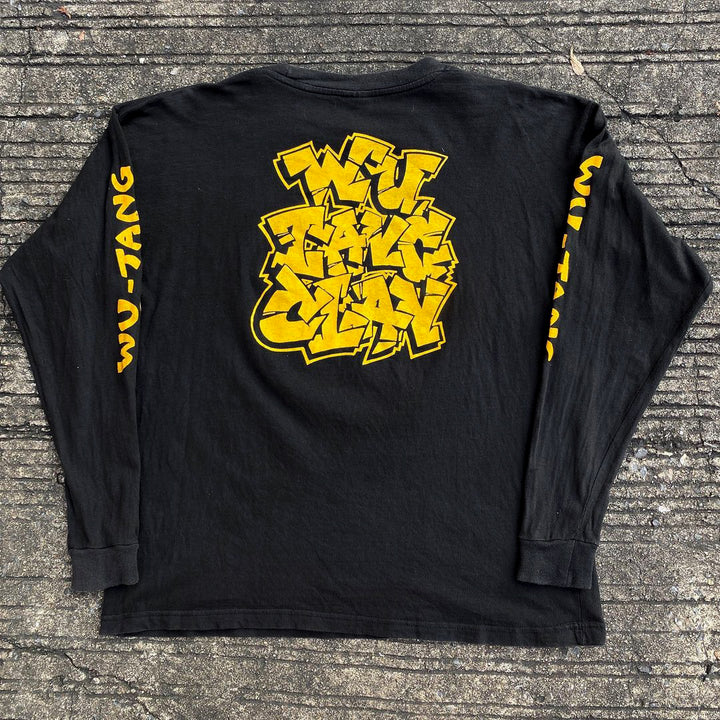 Bold Hip-Hop Skate Graphic Long Sleeve T-Shirt