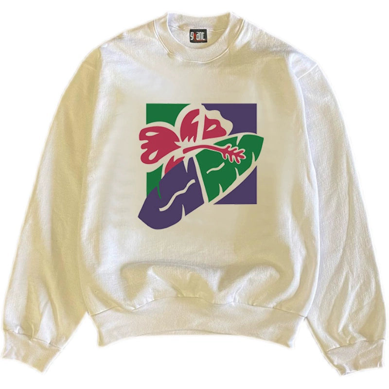 Skateboard Hand Illustration Crewneck Sweatshirt