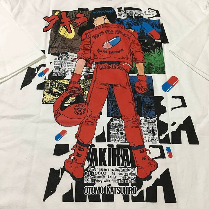 Akira Light Warrior Anime Graphic T-Shirt