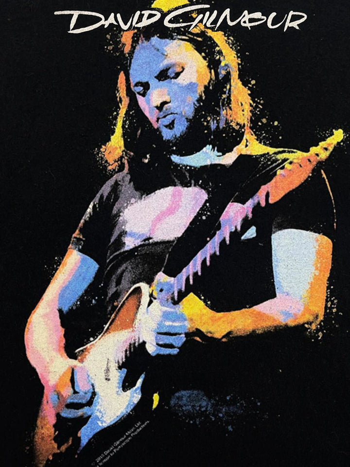 Vintage Street Inspired David Gilmour T-Shirt Design