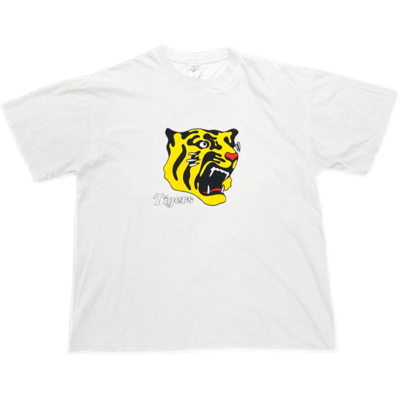 Tiger Illustration Cotton T-Shirt