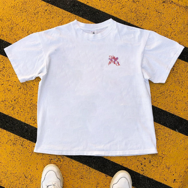 Minimalist Unisex White Cotton T-Shirt with Versatile Style