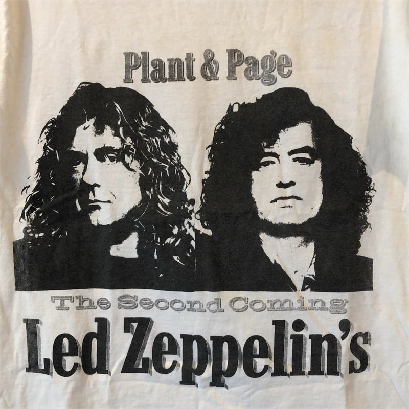 Led Zeppelin Iconic Frontman Sketch Casual T-Shirt