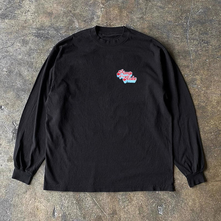 Minimalist Logo Design Long Sleeve Tee