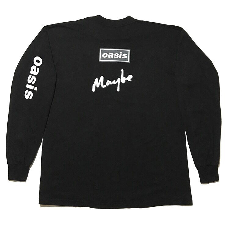 Vintage Oasis Rock Graphic Long Sleeve Tee